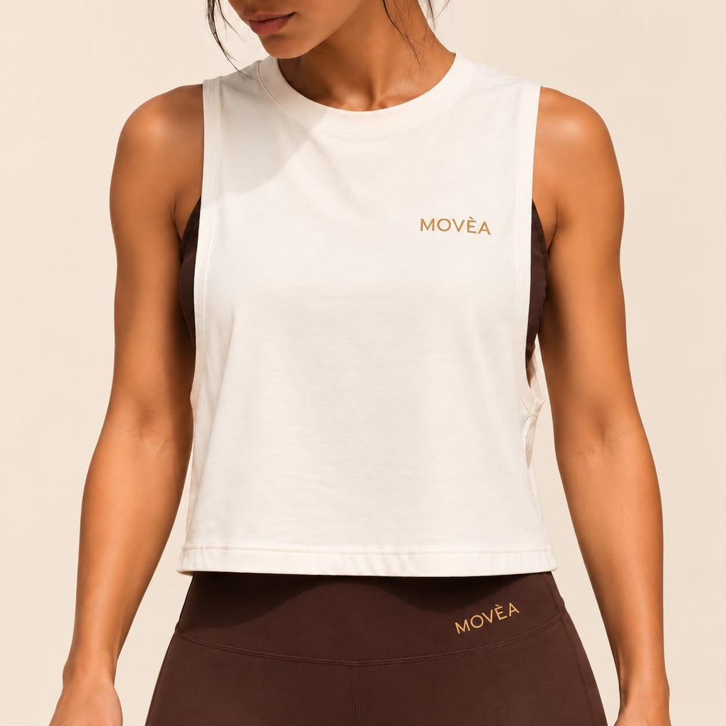 MOVÈA Warm Ivory Tank Top